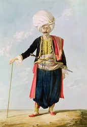 Egy janicsár, 1823 körül